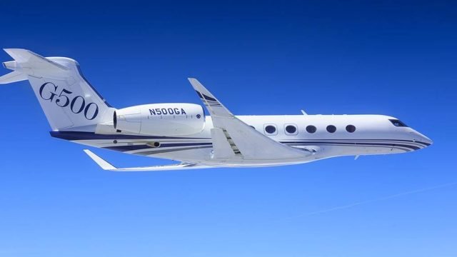 G500, o novo modelo da Gulfstream que representa um salto em tecnologia na cabine e no design.
