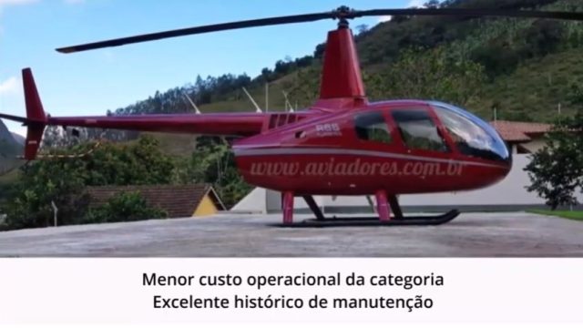 Helicóptero Robinson R66 Turbina – Ano 2012