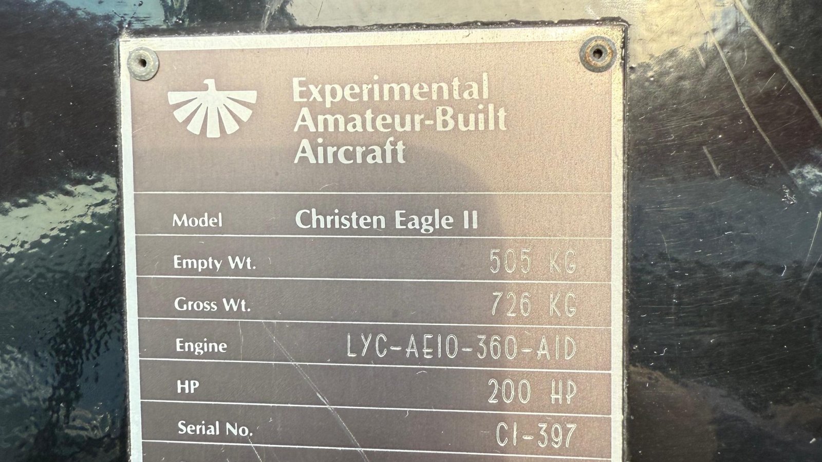 CHRISTEN EAGLE II 1989