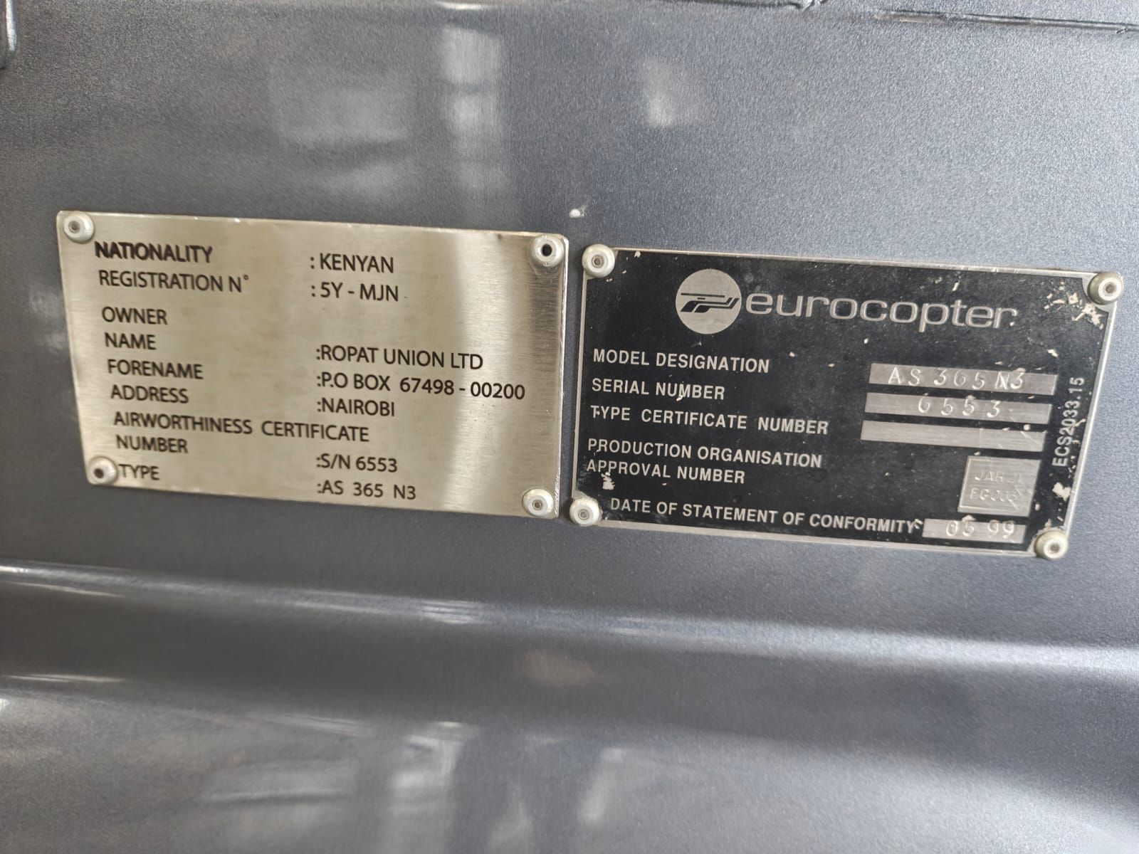 EUROCOPTER AS365N3 1999 — foto 8 de 14