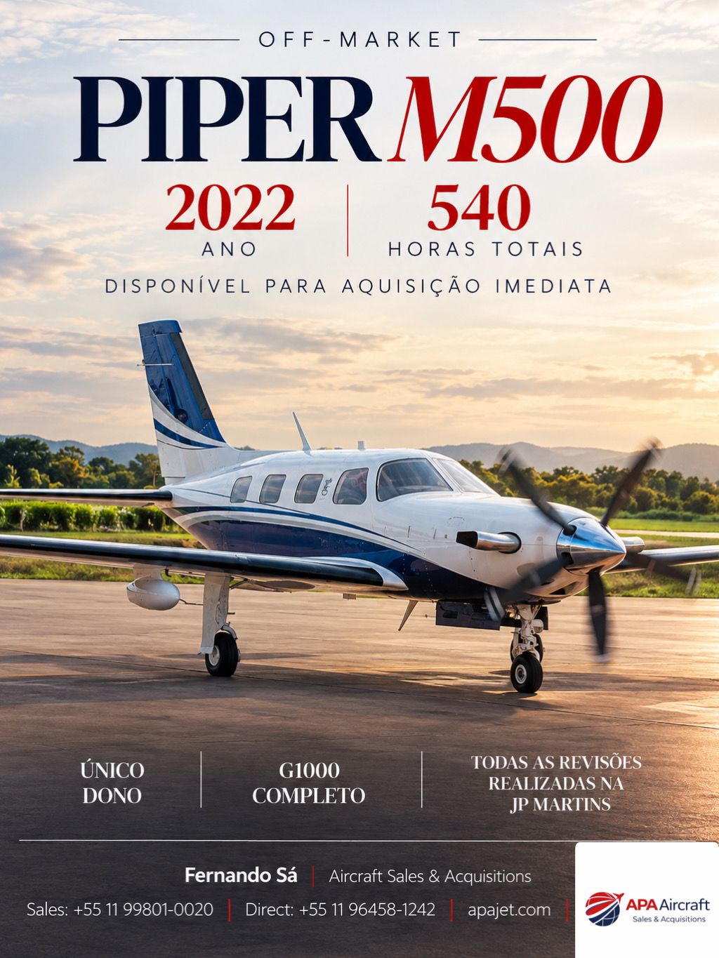 PIPER M500 2022 — foto 1 de 3