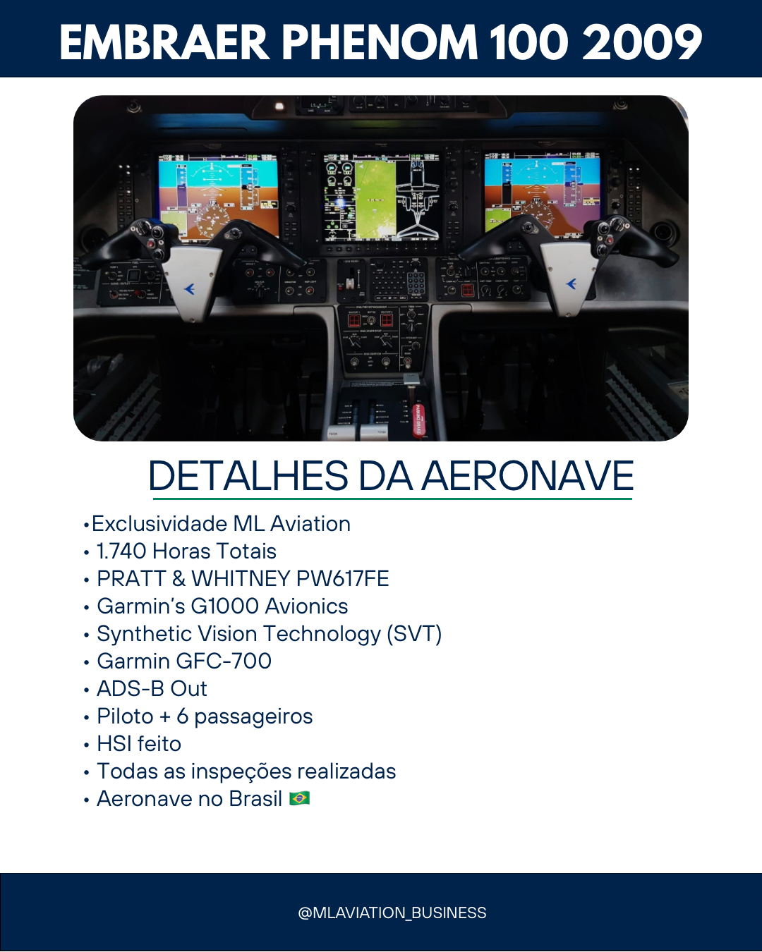 EMBRAER PHENOM 100 2009 EMBRAER PHENOM 100 2009