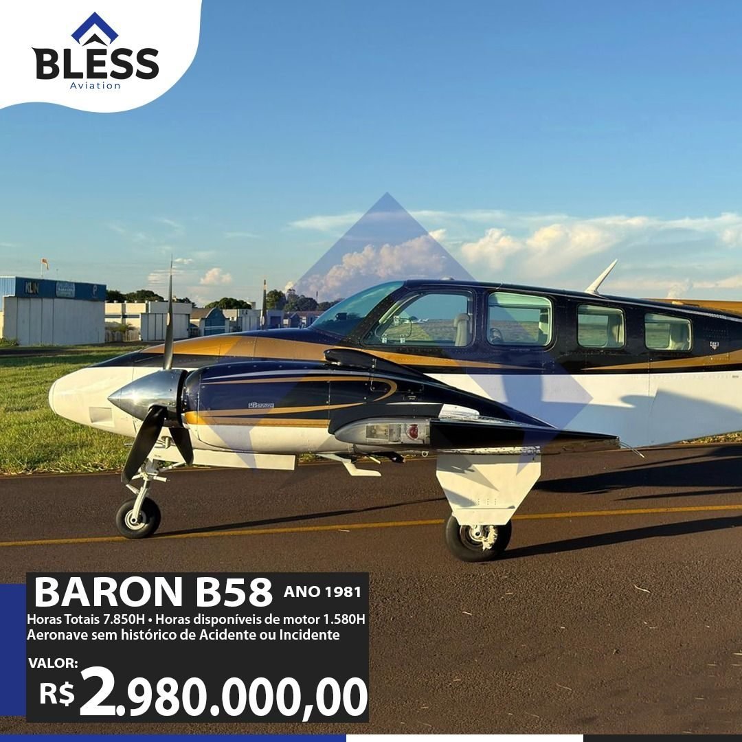 BEECHCRAFT BARON B58 1981 BEECHCRAFT BARON B58 1981