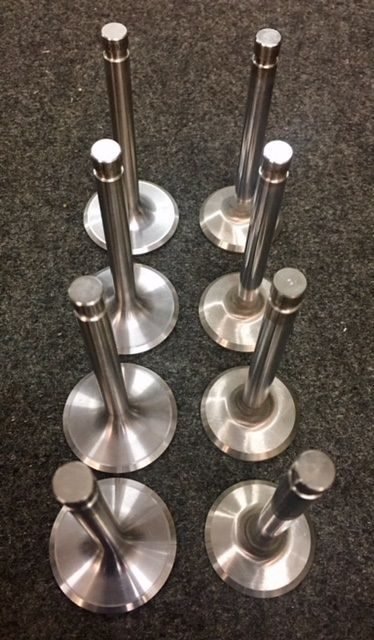 Válvulas de admissão e válvulas de escape Inconnel (Novas com FORM-8130) Válvulas de admissão e válvulas de escape Inconnel (Novas com FORM-8130)